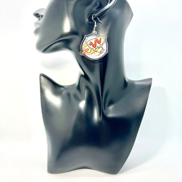 Elote Corn Earrings - Spanish Earrings - Mexican Accessories - Summer Earrings - Picture 6 of 8